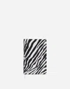 Dolce & Gabbana Small Blank Notebook Leather Cover Multicolor Unisex Onesize In Multicolor