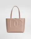 Dolce & Gabbana Small Dg Logo Shopper Bag In Pale Pink