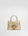 Dolce & Gabbana 'devotion' Heart Chain Cross-body Bag In Gold