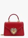Dolce & Gabbana Small Devotion Bag In Red
