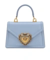 Dolce & Gabbana Devotion Small Tote Bag In Blue