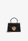 Dolce & Gabbana Small Devotion Leather Top Handle Bag