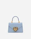 Dolce & Gabbana Small Devotion Top-handle Bag In Blue