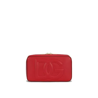 Dolce & Gabbana Small Dg Logo Camera Bag In Black