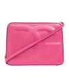 Dolce & Gabbana Medium Dg Logo Leather Camera Bag In Pink