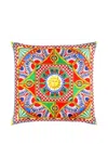 Dolce & Gabbana Duchess Cotton Cushion Small In Multi