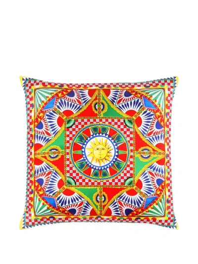 DOLCE & GABBANA SMALL DUCHESS PATTERNED CUSHION (45CM X 45CM)