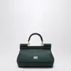 Dolce & Gabbana Small Green Sicily Hand Bag