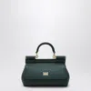 Dolce & Gabbana Small Green Sicily Hand Bag