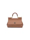 Dolce & Gabbana Small Handbag "sicily" In Brown