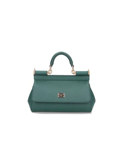 Dolce & Gabbana Small Handbag Sicily In Green