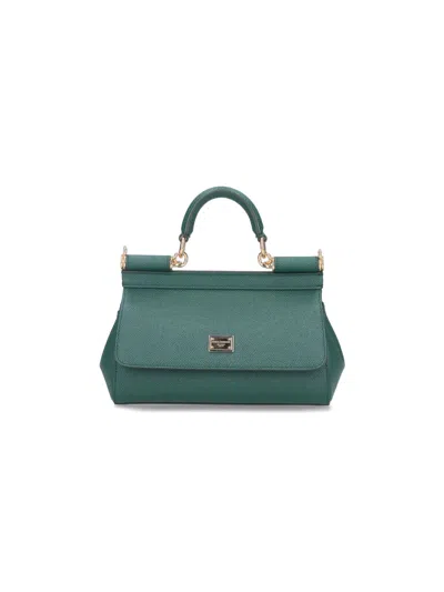 Dolce & Gabbana Small Handbag "sicily" In Green