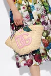 Dolce & Gabbana Kendra Logo-patch Tote Bag In Beige