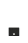 Dolce & Gabbana Black Textured Calf Leather Bi-fold Wallet In Black
