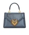 Dolce & Gabbana Small Devotion Top-handle Bag In Gray
