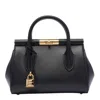 Dolce & Gabbana Women Marlene Mini Leather Handbag In Black