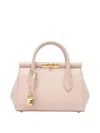 Dolce & Gabbana Small Marlene Handbag In Nude & Neutrals
