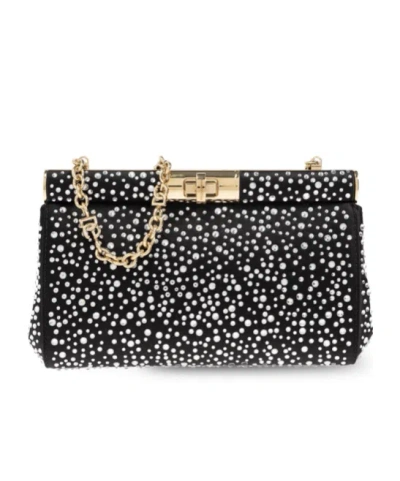 Dolce & Gabbana Dolce  Gabbana Small Marlene Shoulder Bag In Black