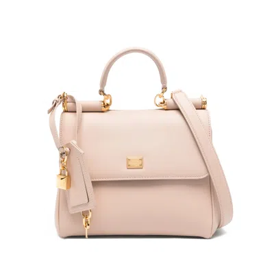 Dolce & Gabbana Small My Sicily Tote Bag In Pink