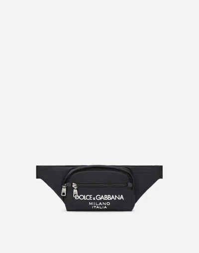 DOLCE & GABBANA SMALL NYLON BELT BAG
