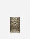 Dolce & Gabbana Small Ruled Notebook Leather Cover Multicolor Unisex Onesize In Multicolor