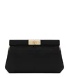 DOLCE & GABBANA SMALL SATIN MARLENE CLUTCH BAG