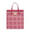 Dolce & Gabbana Small Shopping Tote Bag In Red