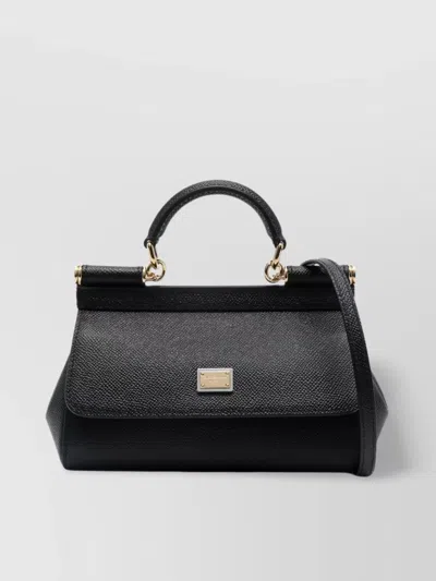 Dolce & Gabbana Small Sicily Bag In Dauphine Calfskin