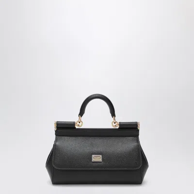 Dolce & Gabbana Small Sicily Black Handbag