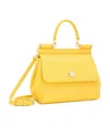 Dolce & Gabbana Small Sicily Handbag In Yellow