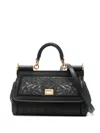 Dolce & Gabbana Small Sicily Floral-embroidered Tote Bag In Pink