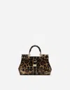 Dolce & Gabbana Small Sicily Handbag In Animal Print