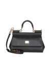 Dolce & Gabbana Women Small Sicily Handbag In Black