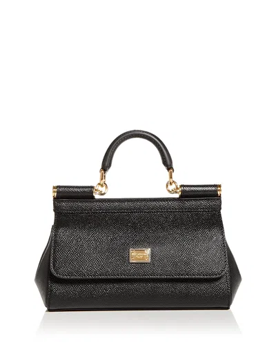 Dolce & Gabbana Small Black Sicily Hand Bag