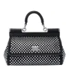 Dolce & Gabbana Small Sicily Handbag In Black