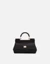 Dolce & Gabbana Sicily Small Handbag In Black