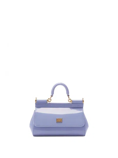 Dolce & Gabbana Small `sicily` Handbag In Blue