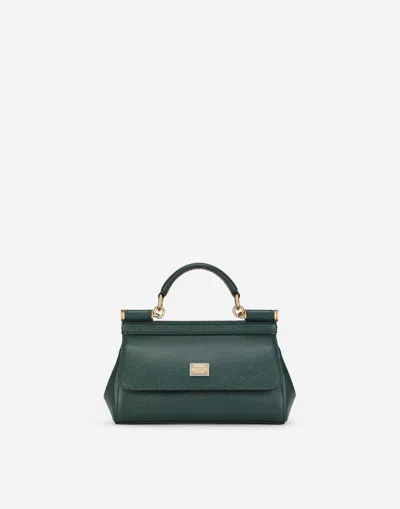 Dolce & Gabbana Small Sicily Handbag In Green