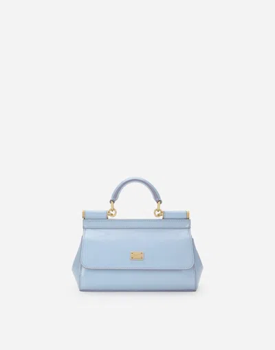 Dolce & Gabbana Small Sicily Handbag In Light Blue