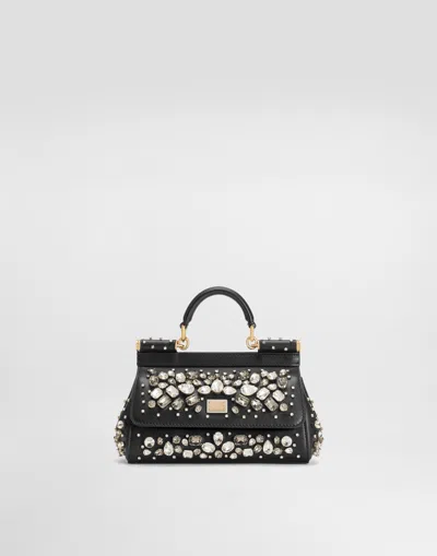 Dolce & Gabbana Small Sicily Handbag In Multicolor
