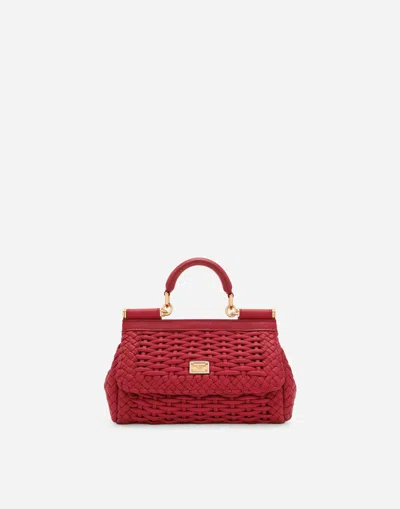 Dolce & Gabbana Small Sicily Handbag In Multicolor