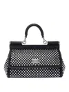Dolce & Gabbana Small Sicily Handbag In Negro