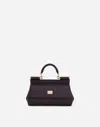 Dolce & Gabbana Small Sicily Handbag In Purple
