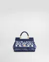 Dolce & Gabbana Small Sicily Handbag With Majolica Embroidery