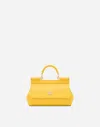 Dolce & Gabbana Small Sicily Handbag In Yellow
