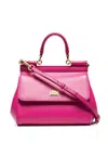 Dolce & Gabbana Small Sicily Tote Bag In Rosa