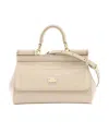 Dolce & Gabbana Small Sicily Top-handle Bag In Nude
