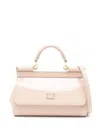 Dolce & Gabbana Small Sicily Shoulder Bag In Neutrals