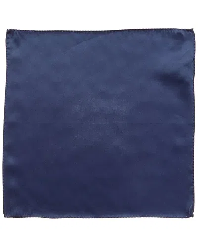 Dolce & Gabbana Small Square Silk Scarf In Blue