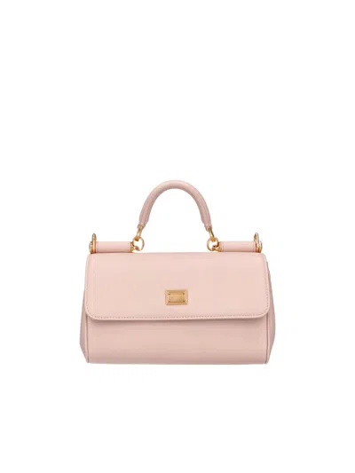 Dolce & Gabbana Small Top Handle Satchel Bag In Pink